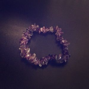 Purple stone bracelet